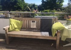 Touring listening bench sponsored by Friends of Historic Essex