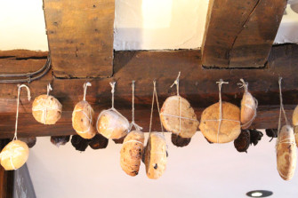 Hot Cross Buns hanging from the beams of The Bell Inn at Horndon-on-theHill. | Damien Robinson