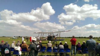 BE2 WWI aircraft parked at Stow Maries Aerodrome | Stuart Bowditch