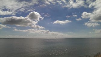 View of the sea from the outer platform of the Harwich Low Lighthouse | Stuart Bowditch