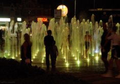 City Beach fountains, Southend, 2017